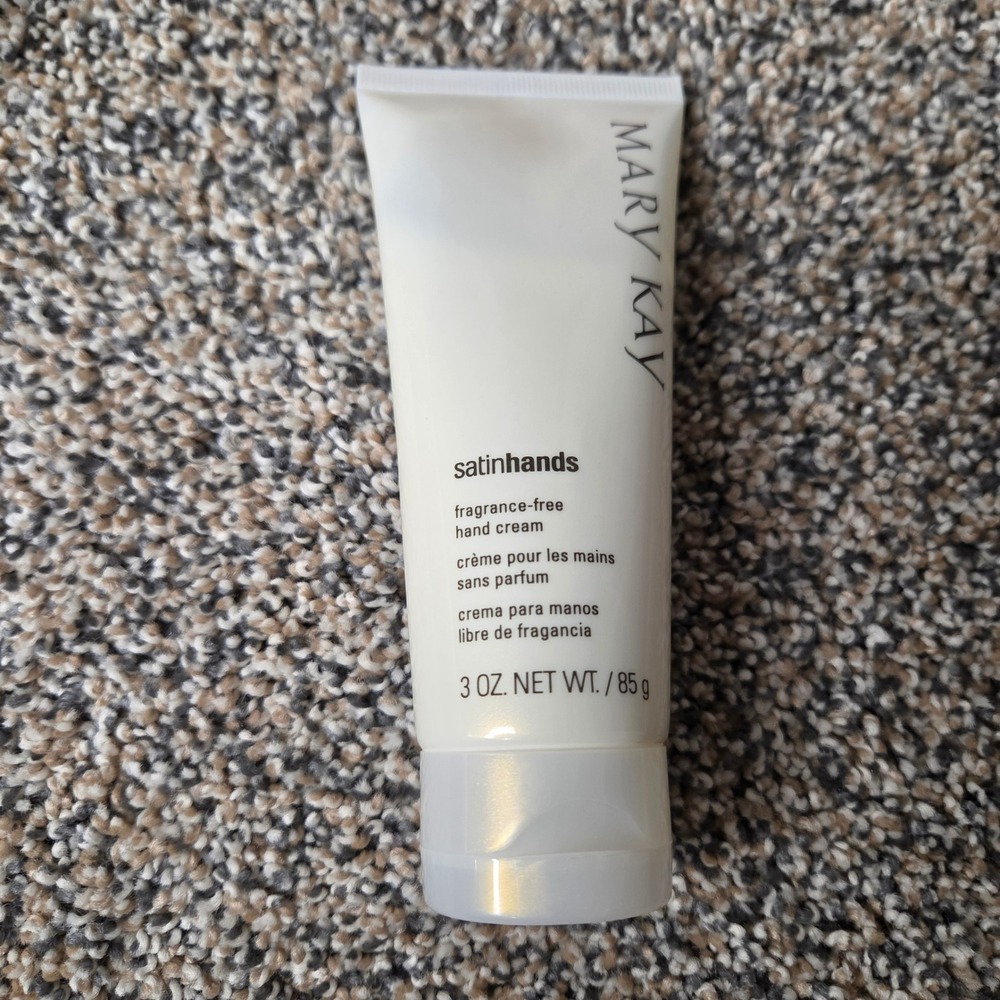 Mary Kay Satin Hands Fragrance-Free Hand Cream 3 oz 85 g New Unused